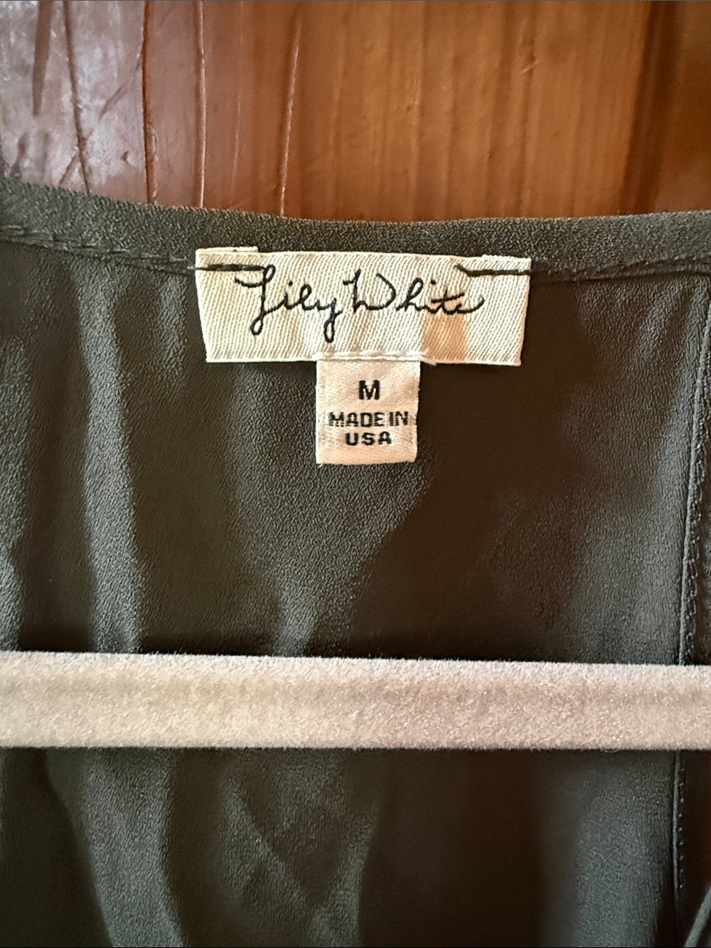 Olive Green Racerback Cami - Picture 3 of 4